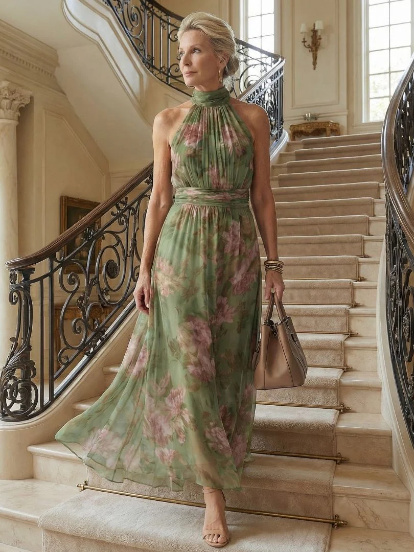 Laura | Abito midi estivo floreale ed elegante - Image 5
