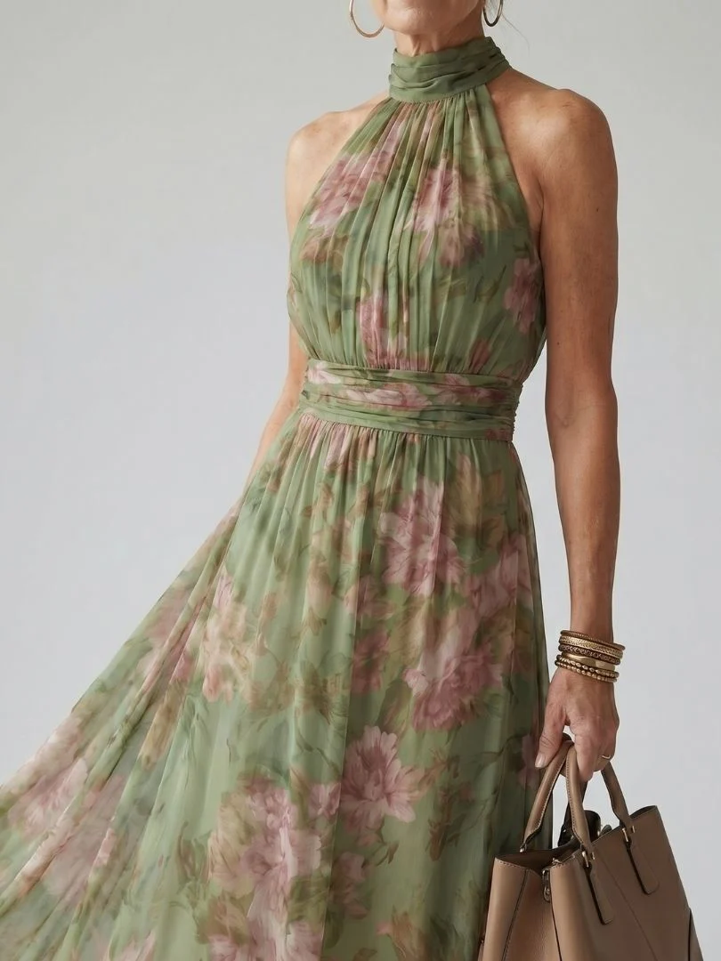Laura | Abito midi estivo floreale ed elegante - Image 6