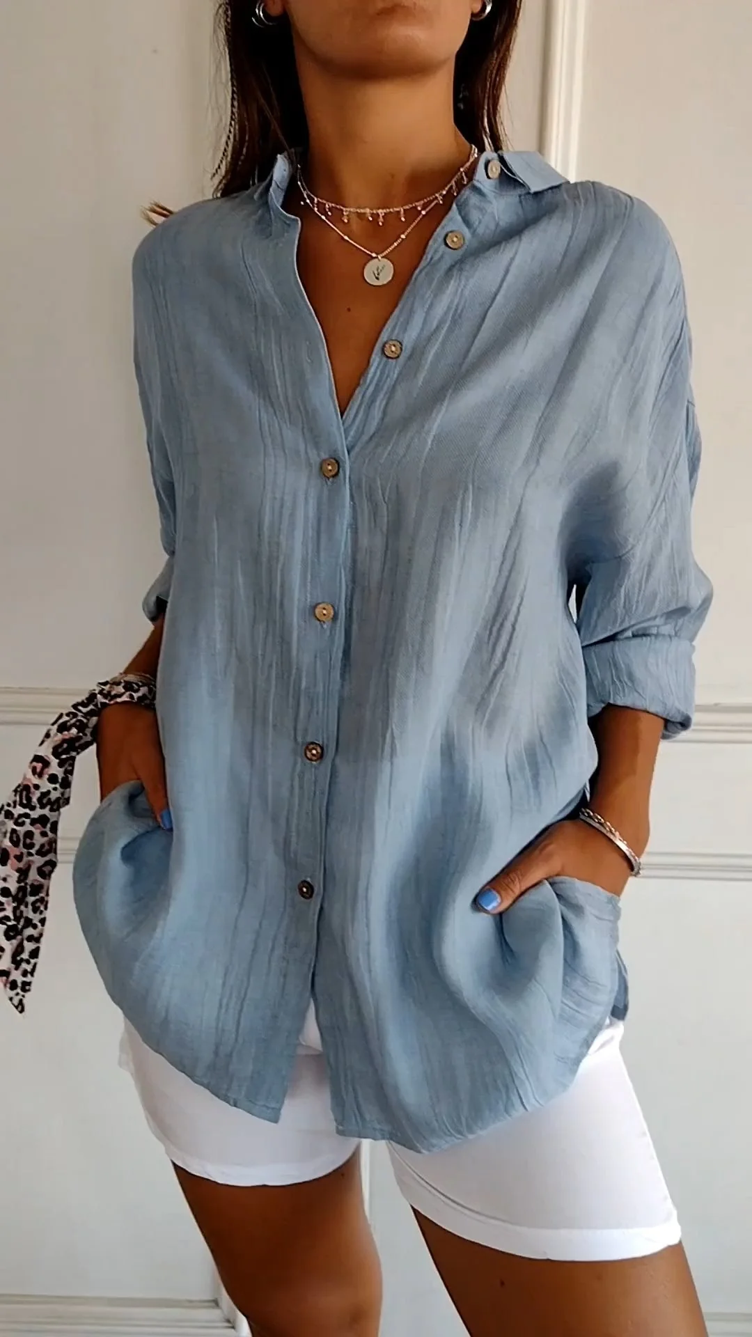 Léa | Camicia elegante e confortevole per ogni giorno