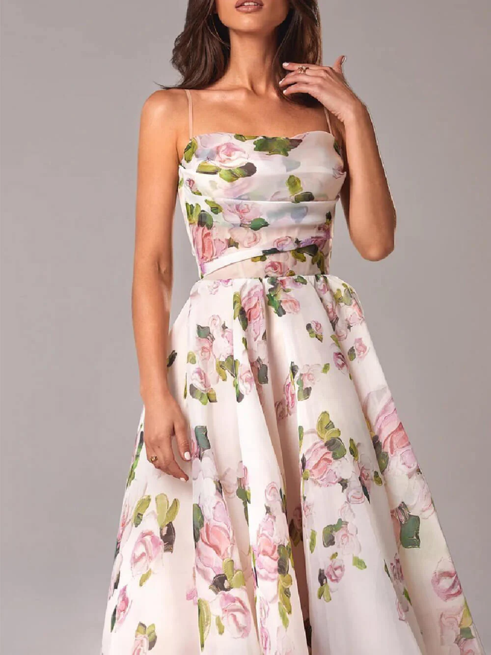 Lena | Abito midi in raso, elegante e comodo - Image 4