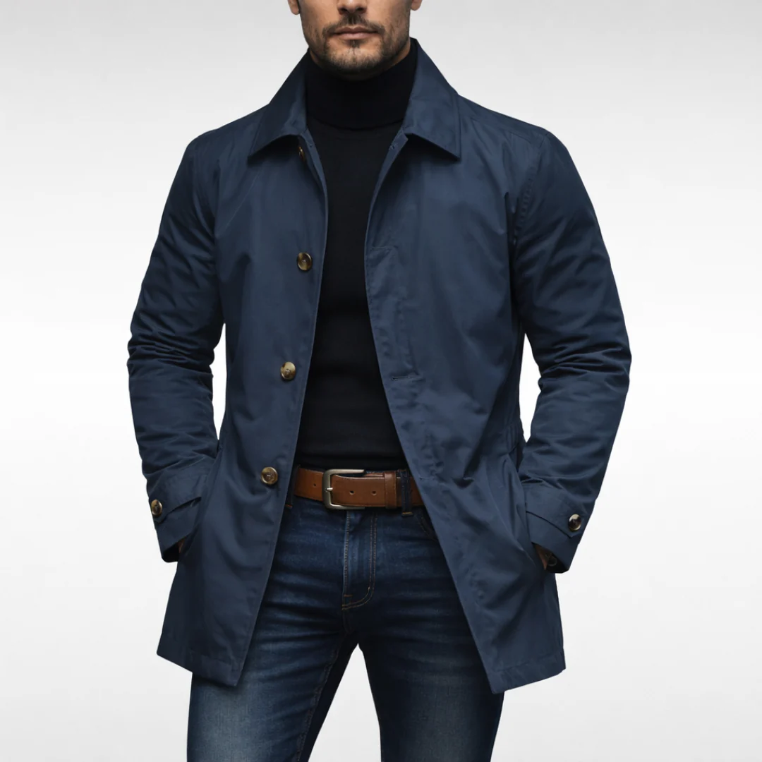 Leonardo | Cappotto invernale lungo da uomo casual e impermeabile - Image 6