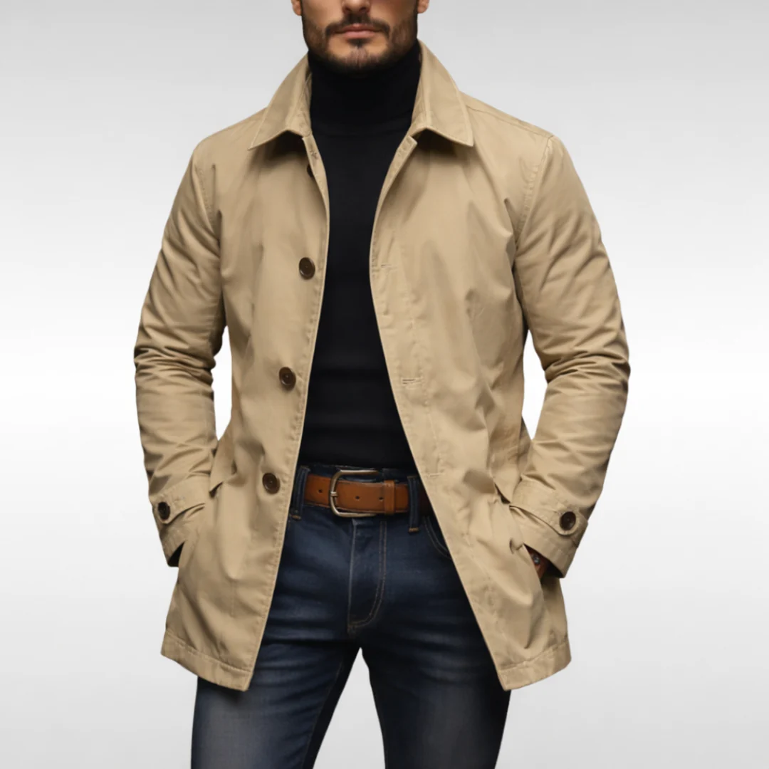 Leonardo | Cappotto invernale lungo da uomo casual e impermeabile - Image 8