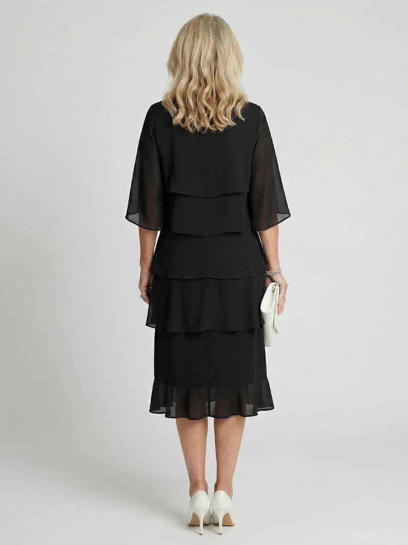 Lina | Abito midi a strati elegante e romantico - Image 7