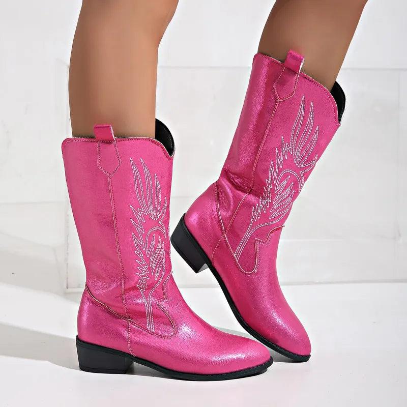 Liora | Classici e comodi Stivali da cowboy da donna in pelle - Image 11