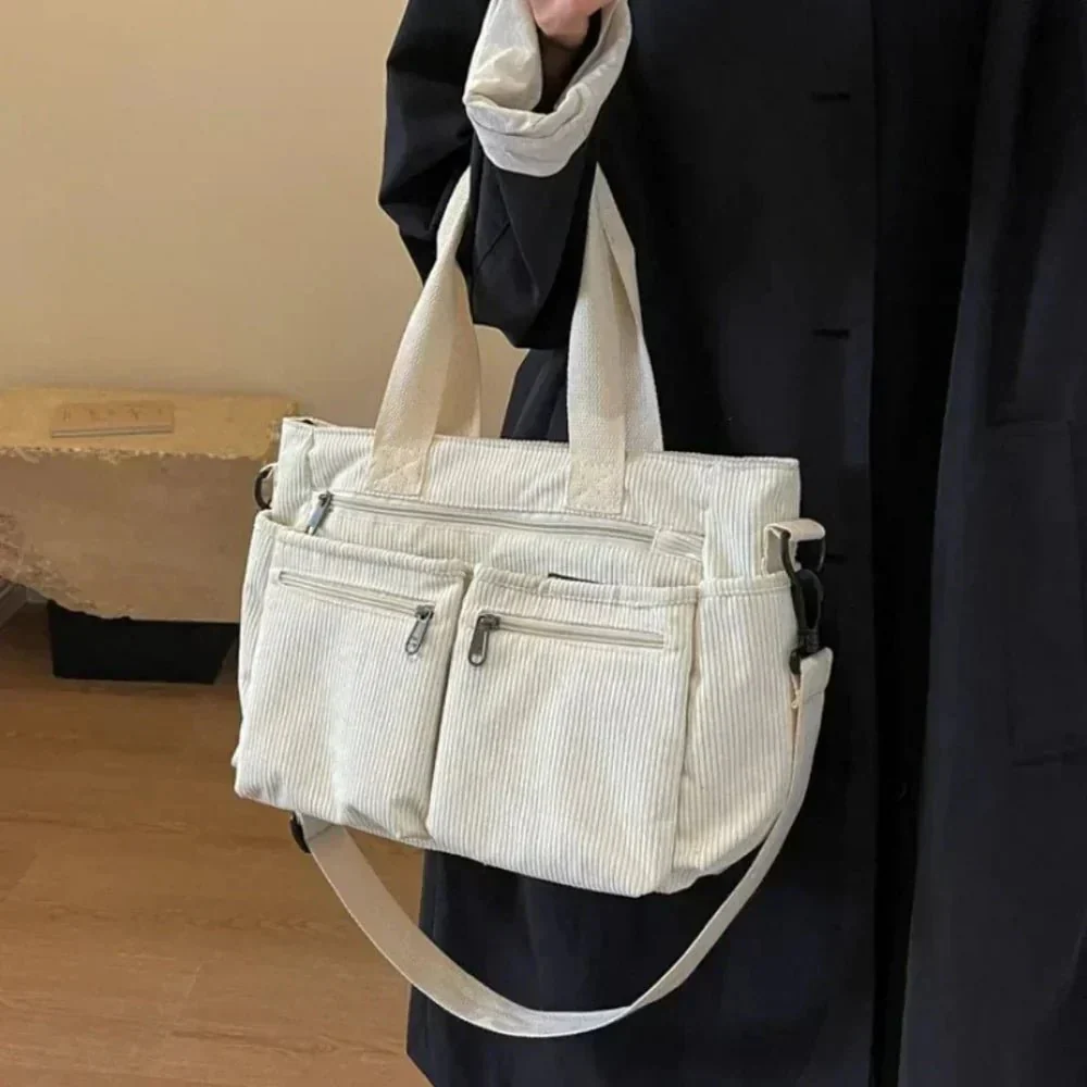 Lisa | Borsa tote moderna ed elegante con numerose tasche - Image 5