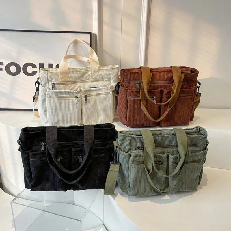 Lisa | Borsa tote moderna ed elegante con numerose tasche - Image 6