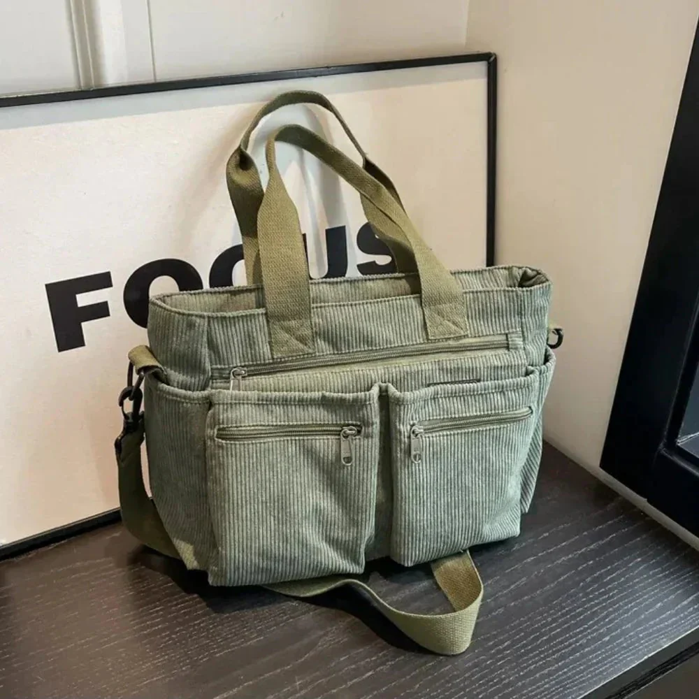 Lisa | Borsa tote moderna ed elegante con numerose tasche - Image 7
