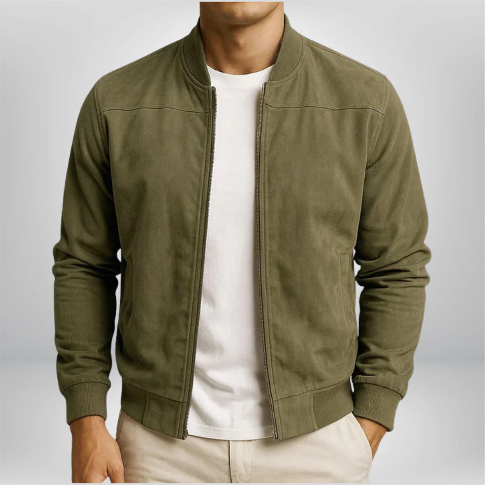 Lorenzo | Giacca Bomber In Pelle Raffinata E Senza Tempo - Image 3