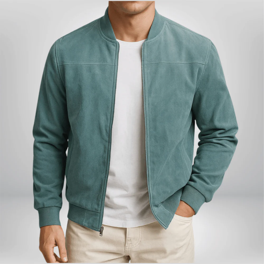Lorenzo | Giacca Bomber In Pelle Raffinata E Senza Tempo - Image 4