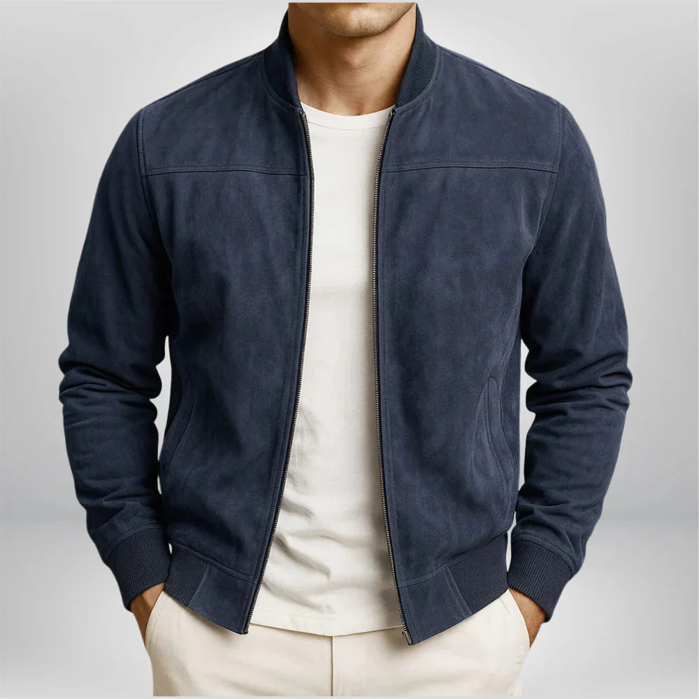 Lorenzo | Giacca Bomber In Pelle Raffinata E Senza Tempo - Image 6