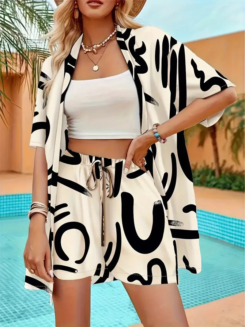 Lucia | Set Kimono Floreale dal Fascino Boho Chic - Image 5