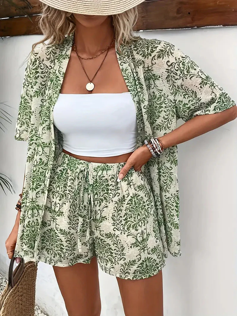 Lucia | Set Kimono Floreale dal Fascino Boho Chic - Image 6