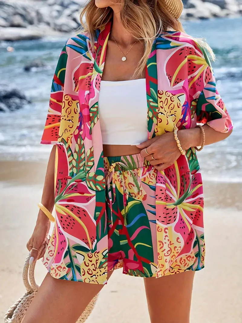 Lucia | Set Kimono Floreale dal Fascino Boho Chic - Image 7