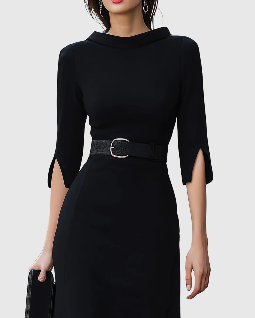 Luciana | Abito midi da donna elegante e alla moda - Image 3