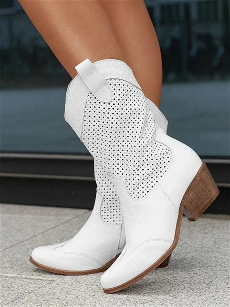 Madison | Stivali da cowboy da donna eleganti e casual con tacco medio