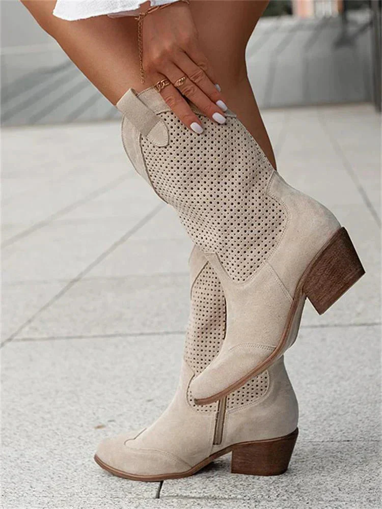 Madison | Stivali da cowboy da donna eleganti e casual con tacco medio - Image 5