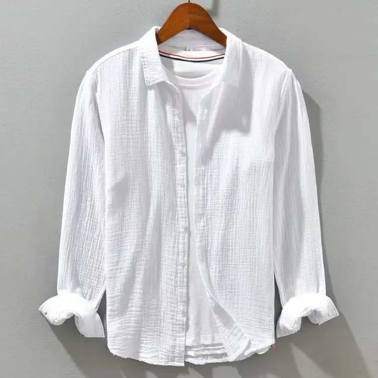 Marco | Camicia in Lino e Cotone dal Taglio Rilassato - Image 4