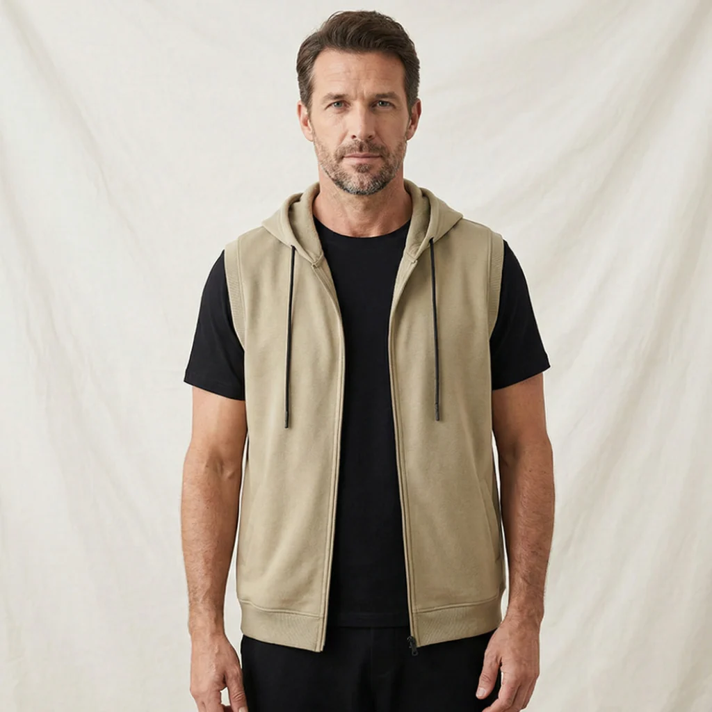 Marco | Gilet con Cappuccio Leggero e Versatile - Image 3