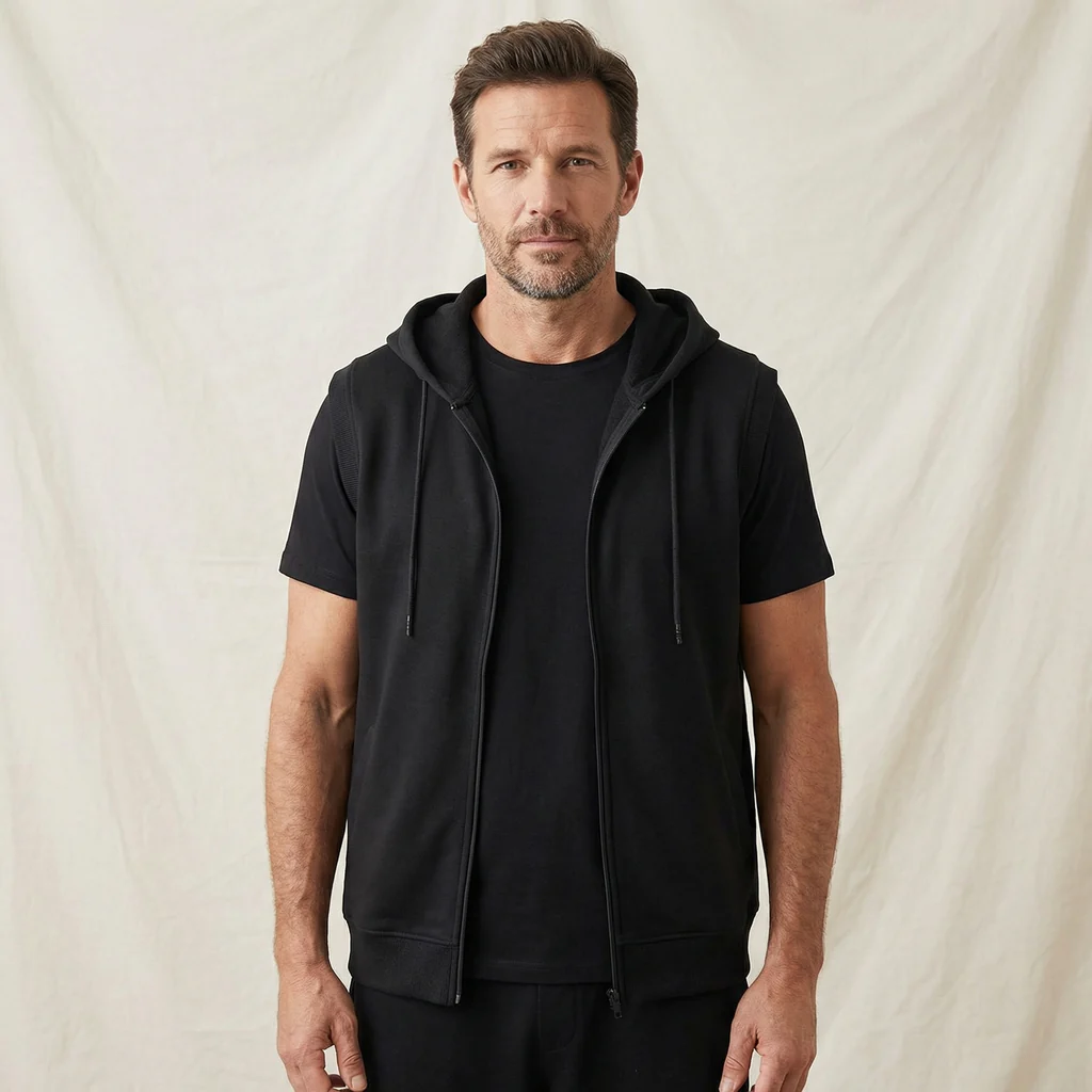 Marco | Gilet con Cappuccio Leggero e Versatile - Image 4