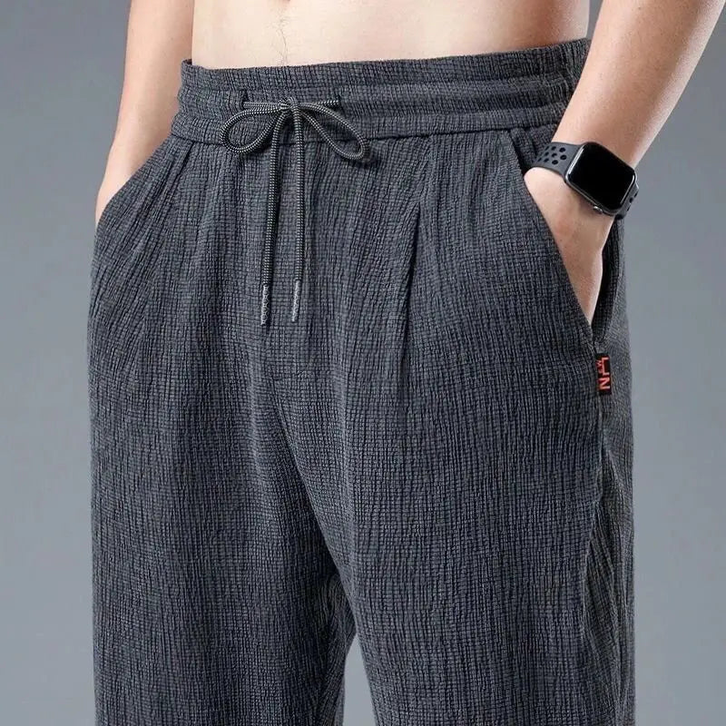 Marco | Pantaloni Estivi Leggeri in Misto Lino - Image 3