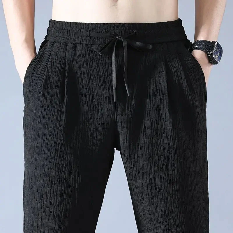 Marco | Pantaloni Estivi Leggeri in Misto Lino - Image 4