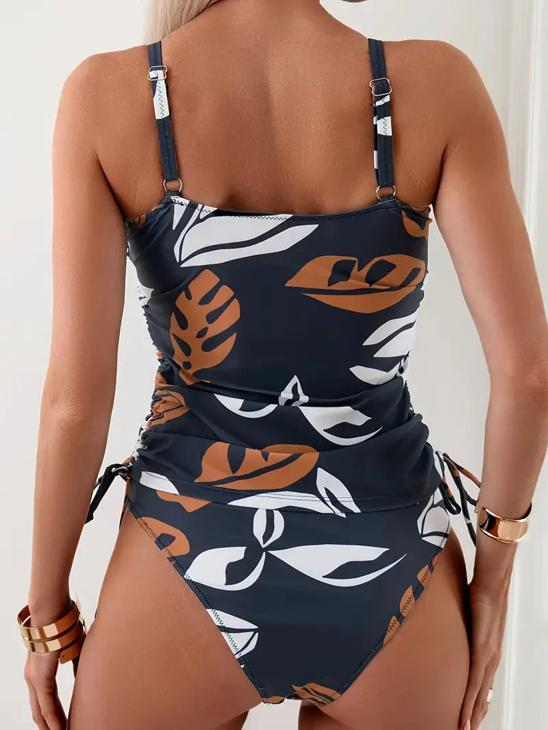 Marina | Elegante set tankini modellante con scollo a V - Image 2