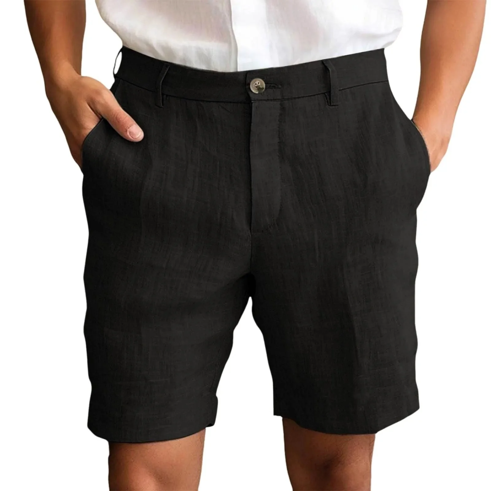 Maro | Pantaloni corti in lino freschi ed eleganti