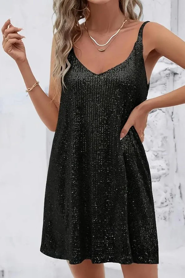 Martina | Elegante Mini Abito con Paillettes Brillanti - Image 11