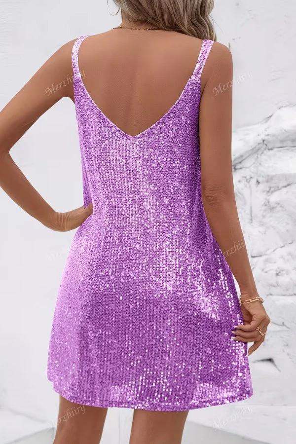 Martina | Elegante Mini Abito con Paillettes Brillanti - Image 6