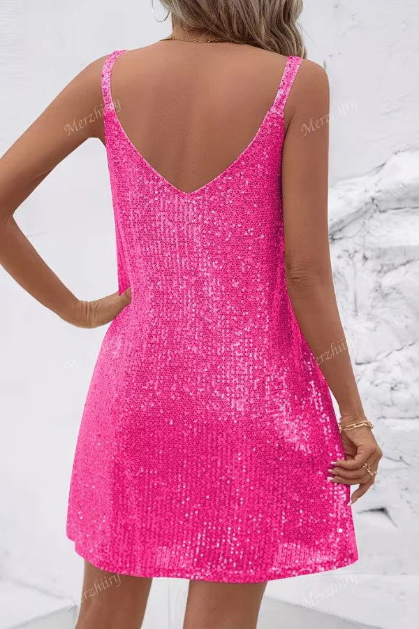 Martina | Elegante Mini Abito con Paillettes Brillanti - Image 8