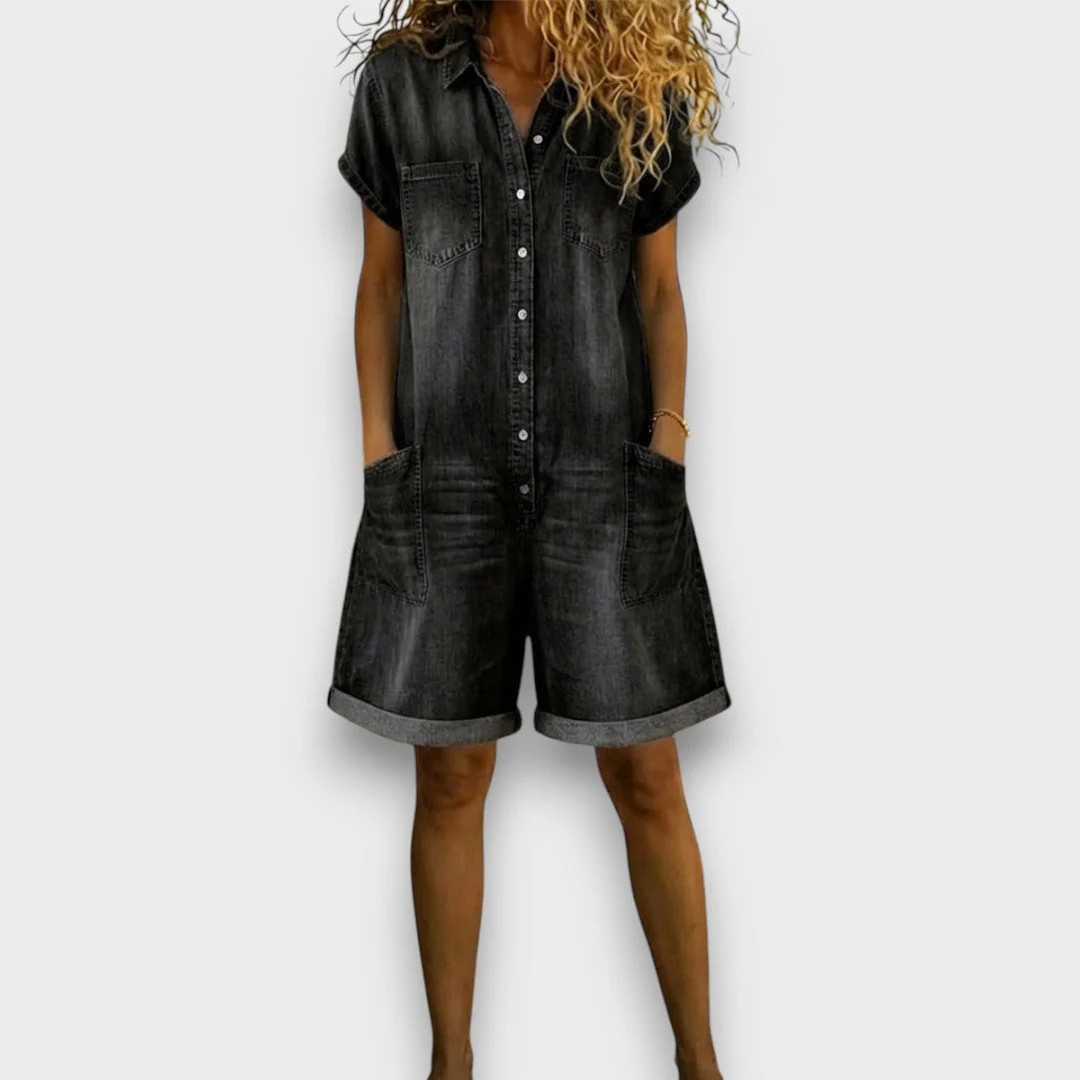 Martina | Salopette Denim dal Taglio Iconico e Distintivo - Image 3