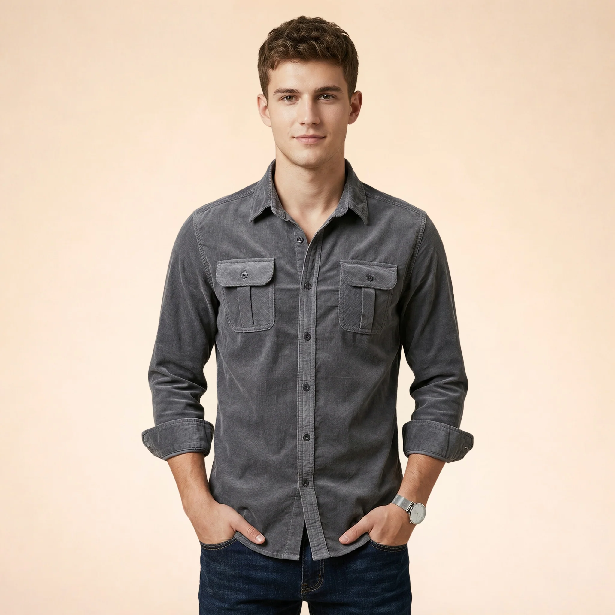 Matteo | Camicia Slim-Fit Elegante E Confortevole - Image 4