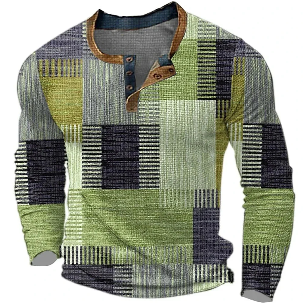 Matteo | T-shirt patchwork dal design contemporaneo e scollo a serafino - Image 3
