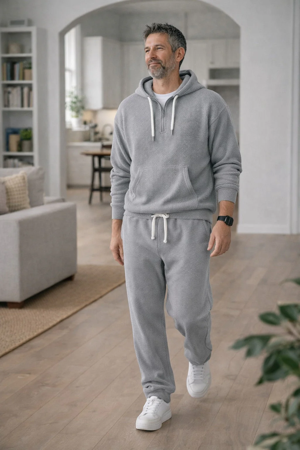 Max | Set da jogging comodo e traspirante in maglia a nido d'ape - Image 5