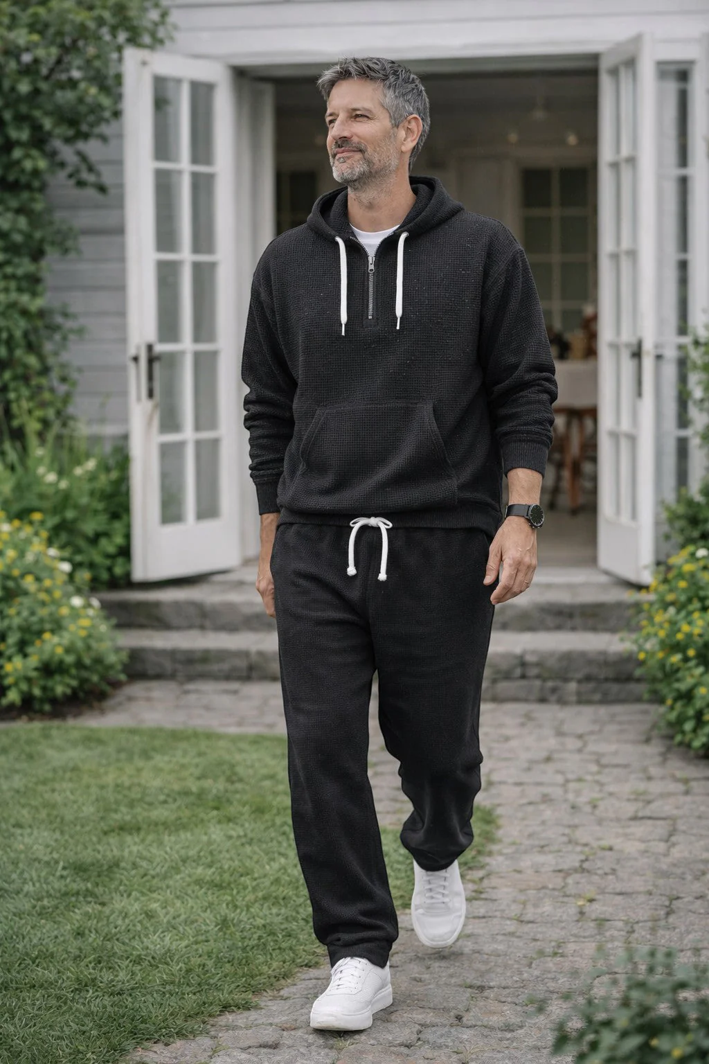 Max | Set da jogging comodo e traspirante in maglia a nido d'ape - Image 6