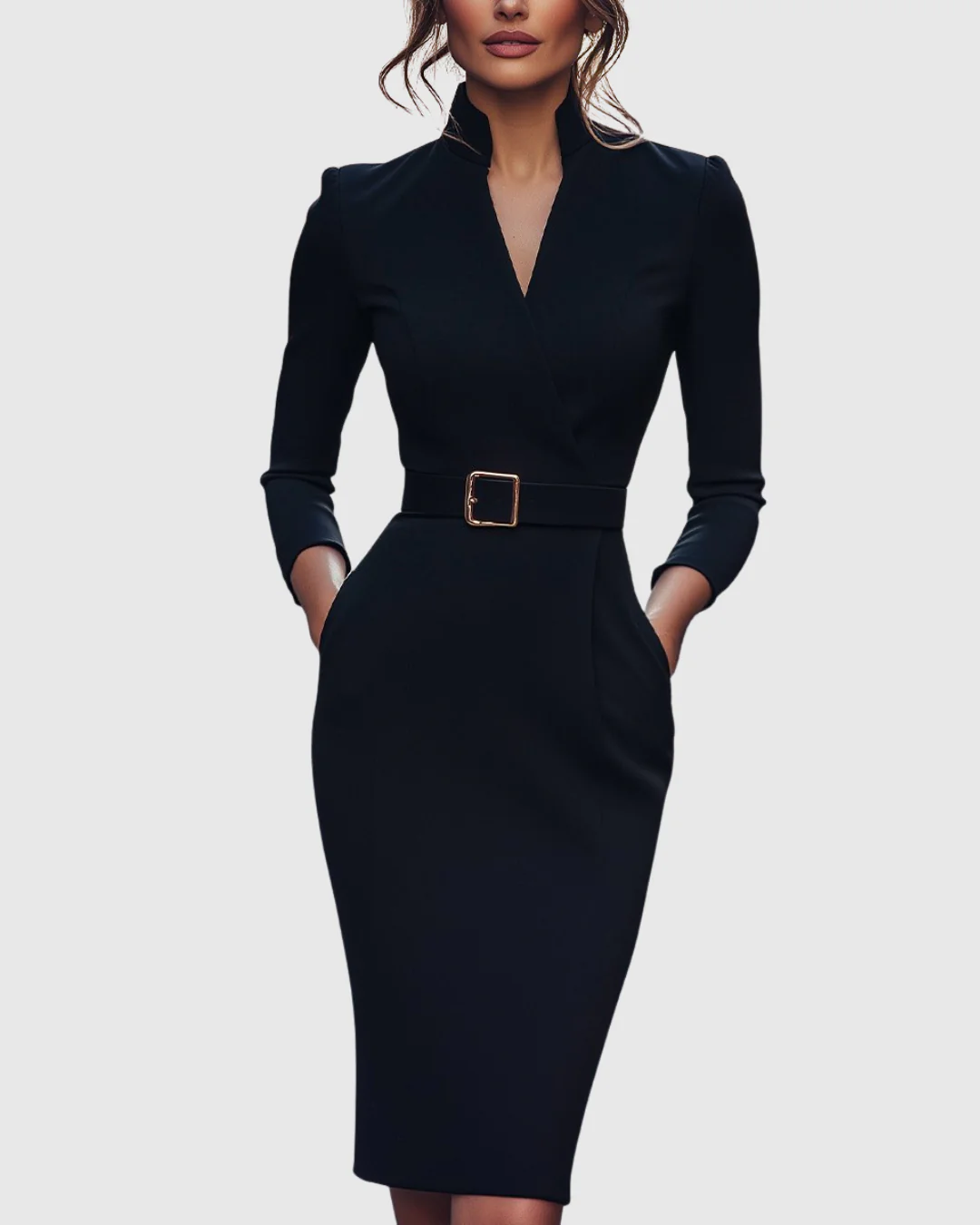 Mila | Abito midi professionale elegante e alla moda