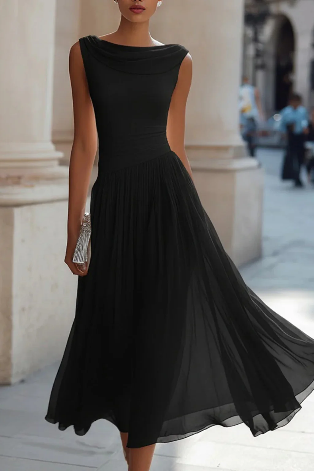 Nora | Eleganza Dinamica e Freschezza Abito Midi - Image 4