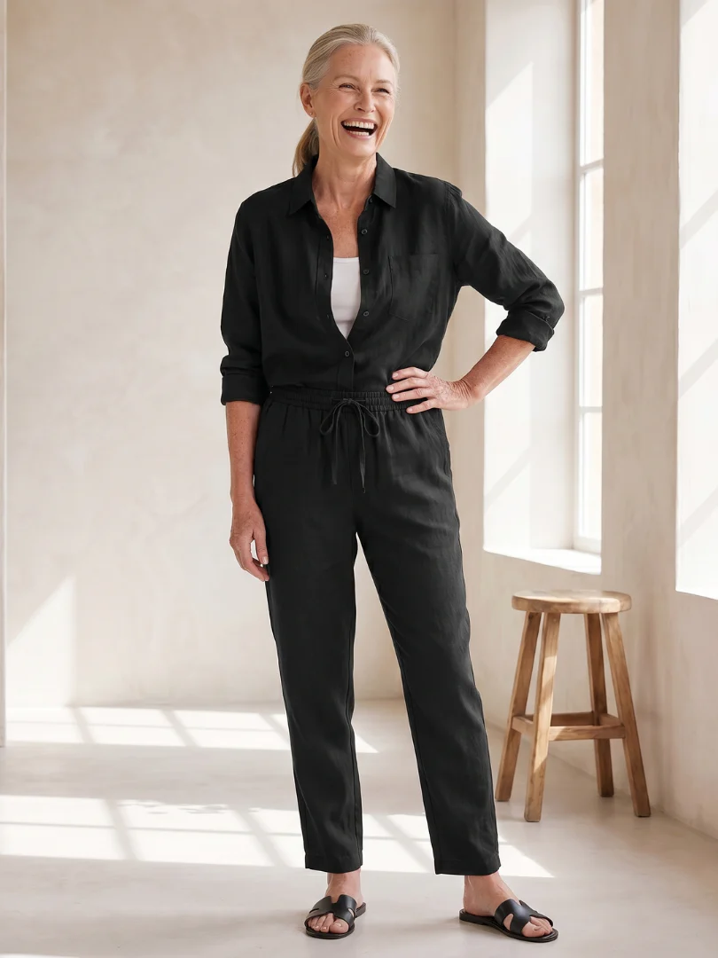 Nora | Set composto da camicia e pantaloni leggeri e traspiranti - Image 9