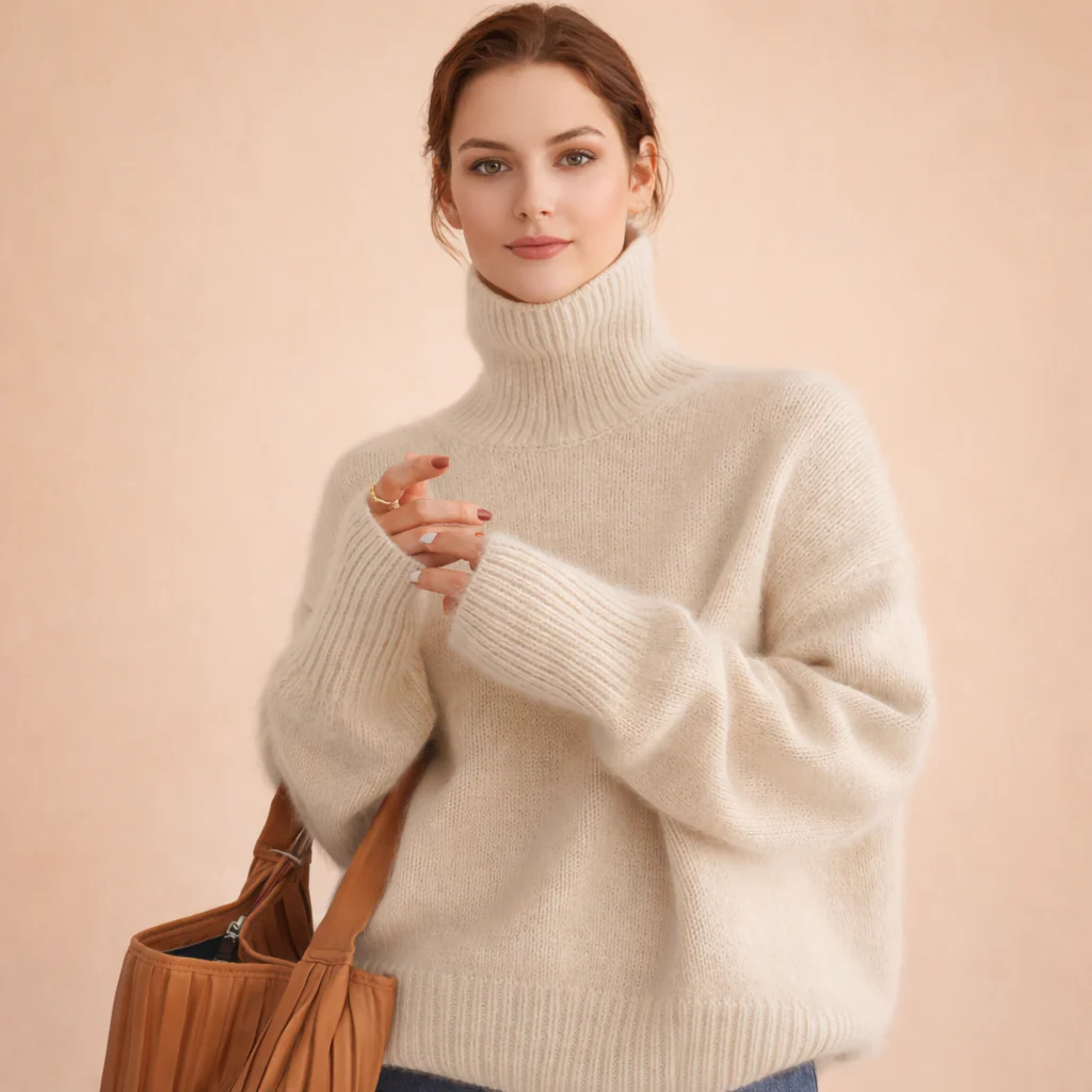 Novella | Maglione a collo alto in cashmere - Image 5