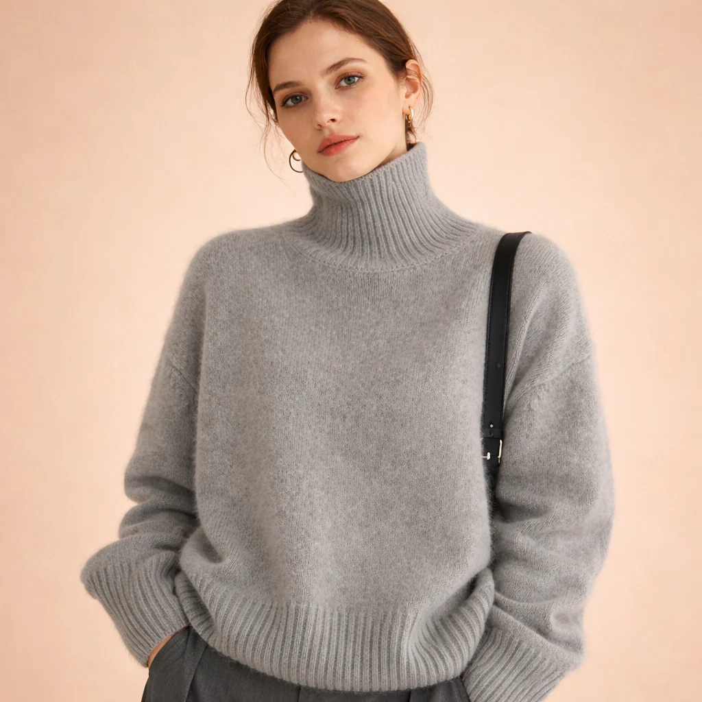 Novella | Maglione a collo alto in cashmere - Image 6