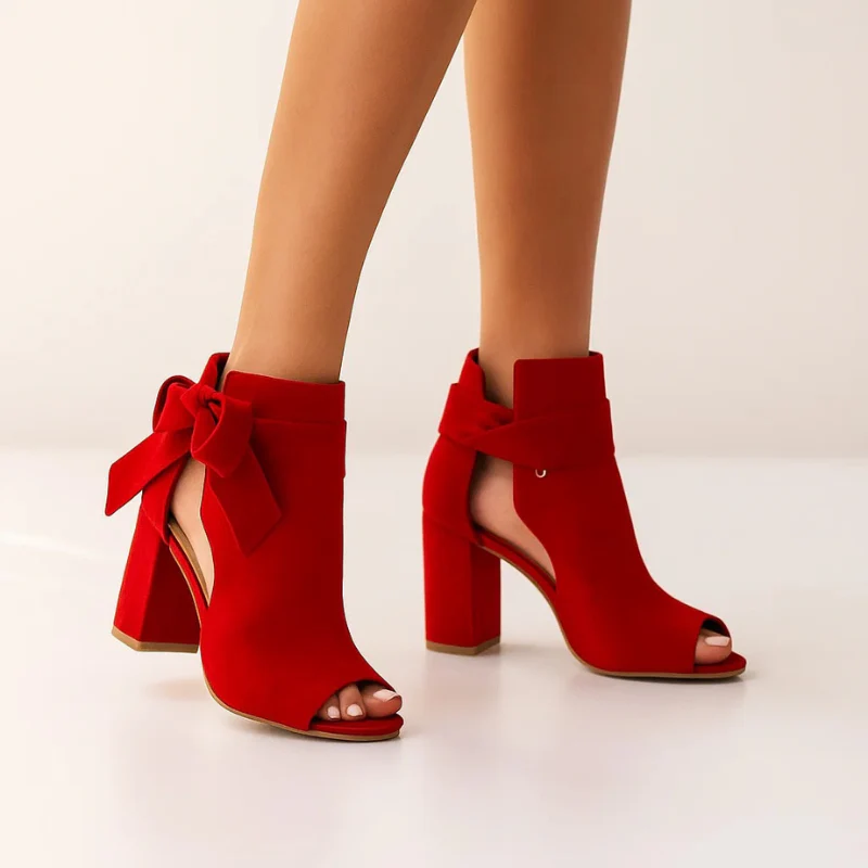Olivia | Décolleté Peep Toe Comode con Tacco Largo - Image 5