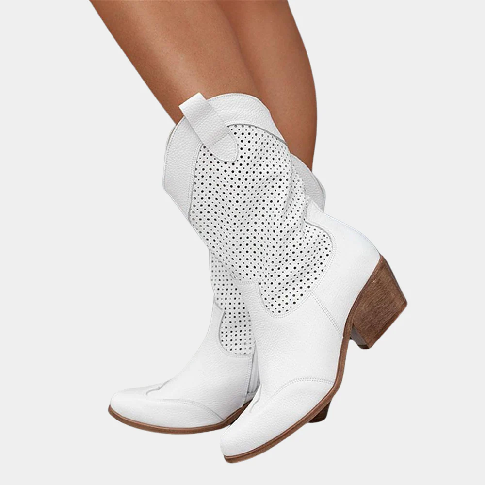 Olivia | Stivali da cowboy Ortopedici Eleganti e Comfort