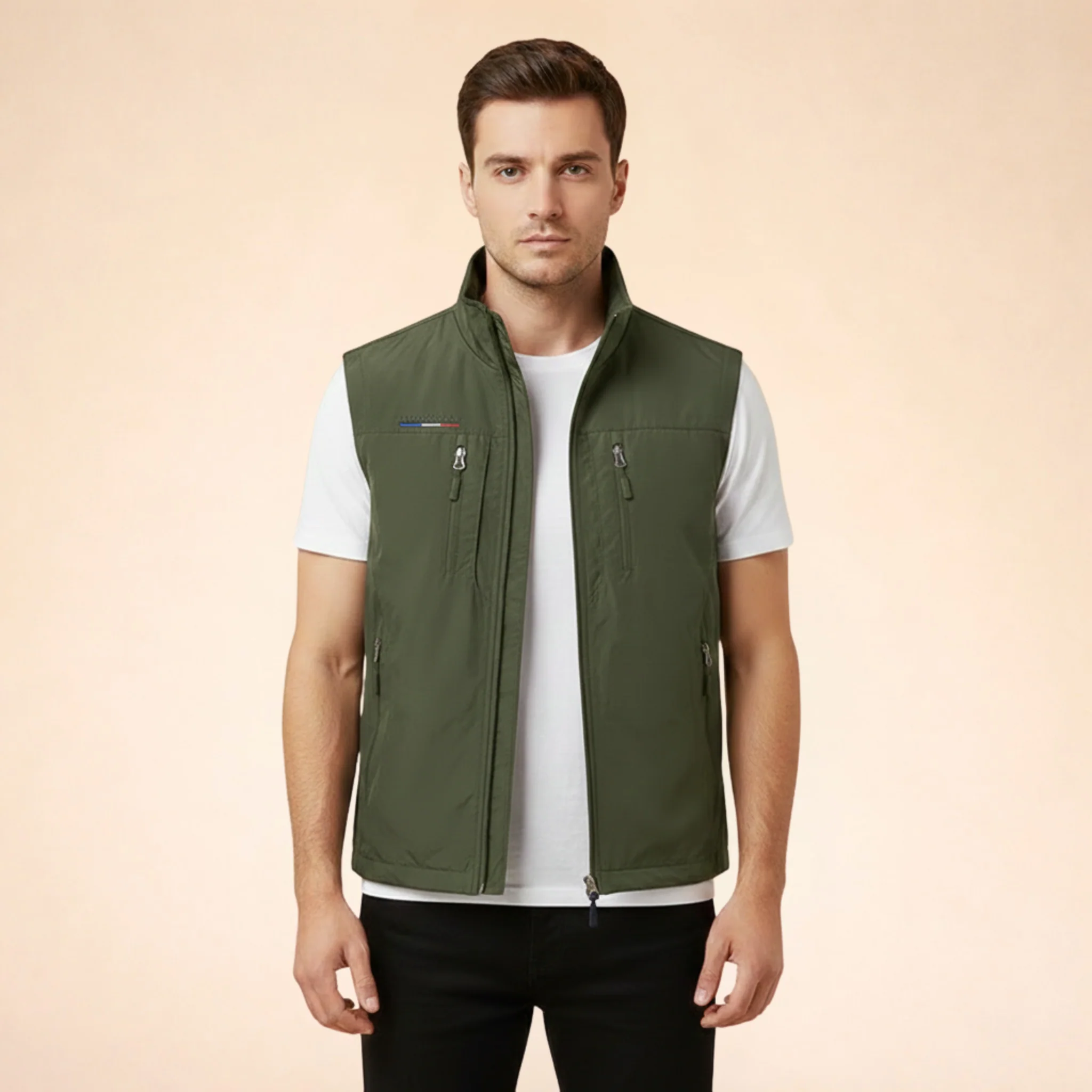 Prisco | Gilet cargo elegante e raffinato - Image 4
