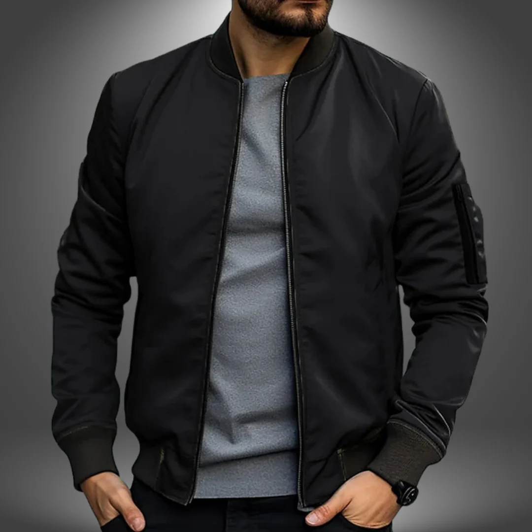 Quinzio | Giacca da uomo leggera e casual, dal taglio slim - Image 2
