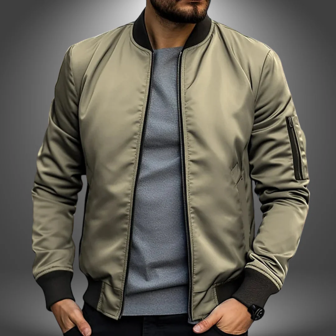 Quinzio | Giacca da uomo leggera e casual, dal taglio slim - Image 3