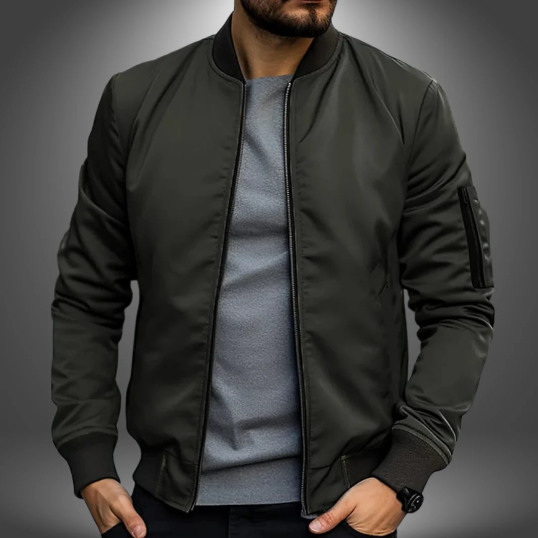 Quinzio | Giacca da uomo leggera e casual, dal taglio slim - Image 4