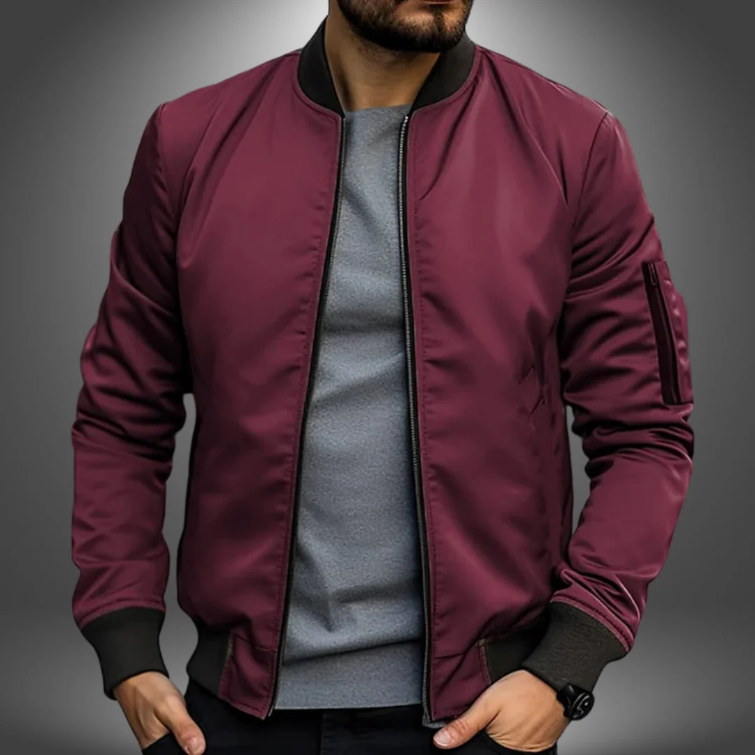 Quinzio | Giacca da uomo leggera e casual, dal taglio slim - Image 5