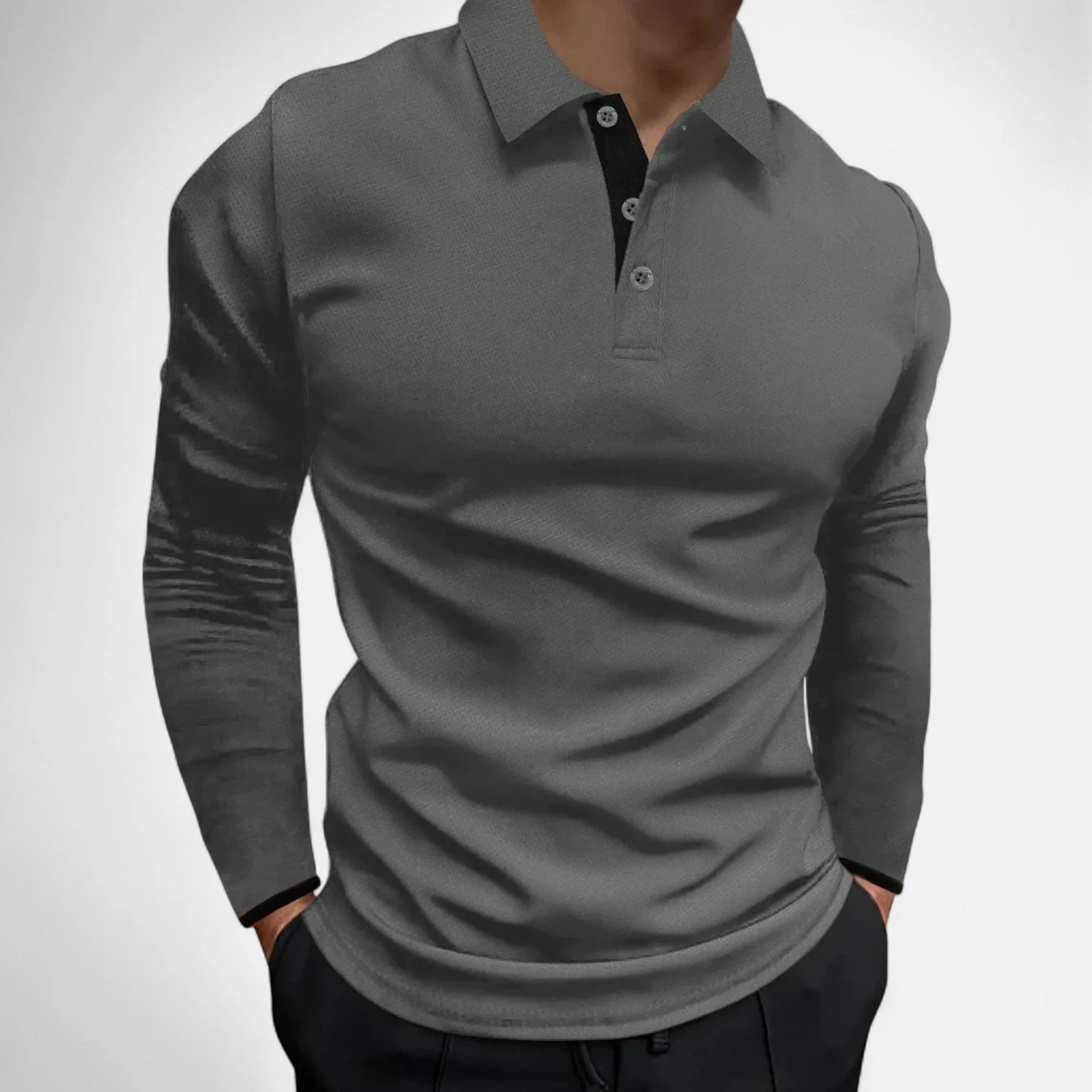 Rovian | Polo a maniche lunghe elegante e traspirante - Image 4