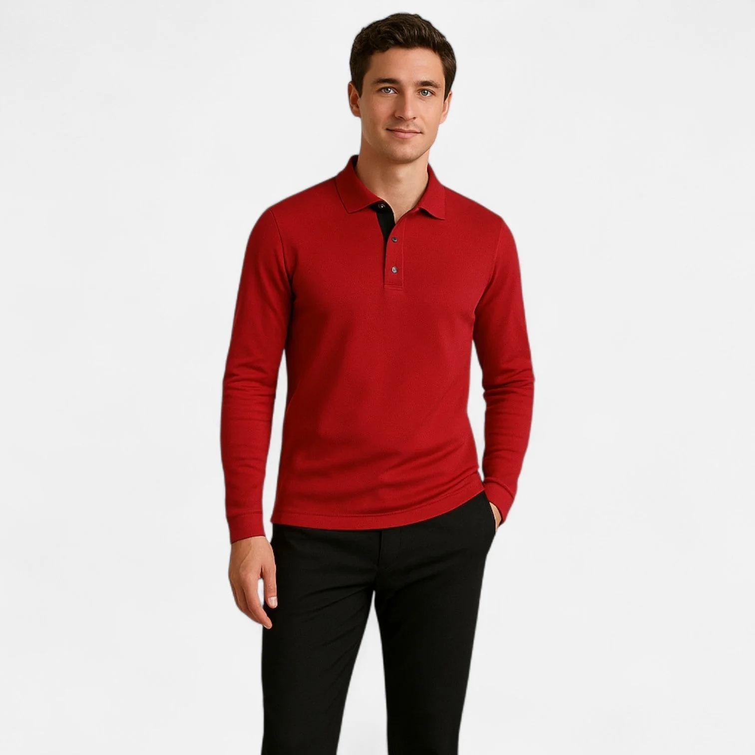 Rovian | Polo a maniche lunghe elegante e traspirante - Image 8
