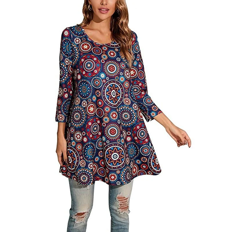 Serena | Abito tunica dal look boho sofisticato con stampa mandala - Image 11